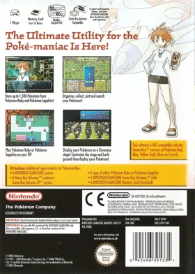 Pokemon Box - Ruby & Sapphire box cover back